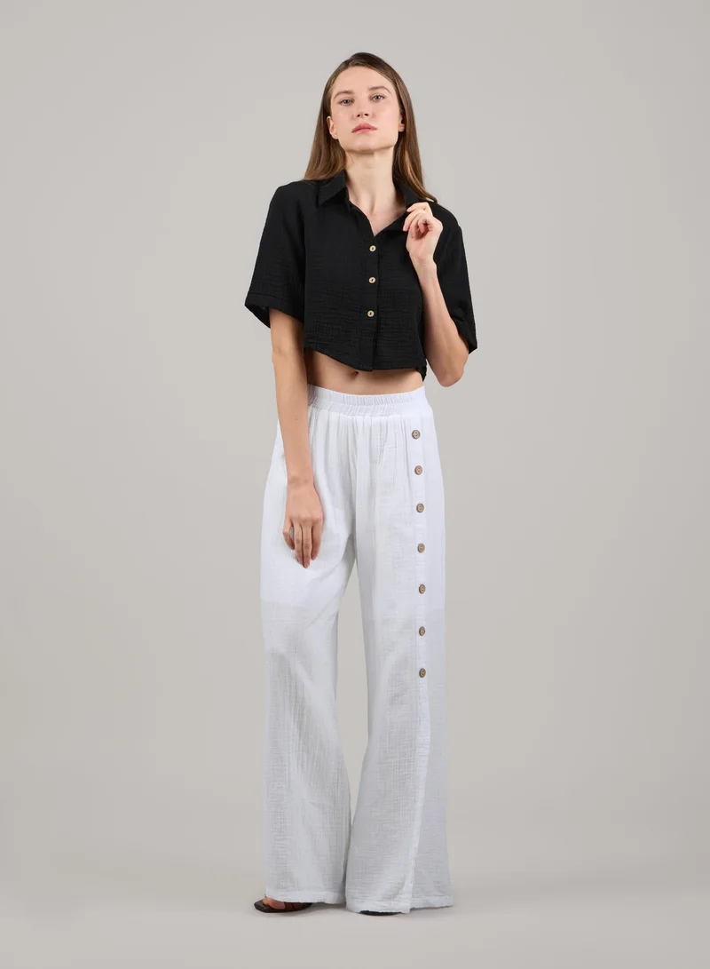 Just Nature Jenny  Wide-leg Trousers
